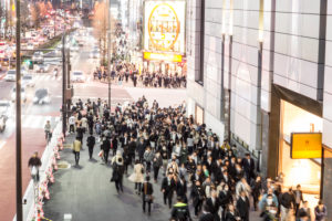 Rush hour in Tokyo Rush hour in Tokyo